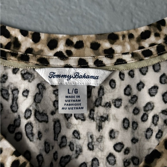 Tommy Bahama | Leopard Print Women's Top | L - Picture 9 of 9